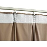 vidaXL Zatemnitvene zavese 2 kosa z obešali žametne bež 140x175 cm, (20597158) | Shoptok.si