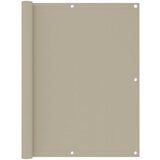 vidaXL Balkonsko platno bež 120x500 cm oksford blago, (20764742) | Shoptok.si