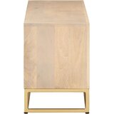 TV ormarić 110 x 30 x 40 cm od masivnog drva manga i željeza | shoptok.hr