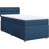 vidaXL Krevet s oprugama i madracem plavi 80x200 cm od tkanine | shoptok.hr