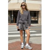 TRENDYOLMILLA ženski duks Twoaw26Sw00030, antracit-siva Cene