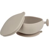 b.box Silicone Bowl silikonska zdjelica sa zatvaračem Beige 300 ml | shoptok.hr