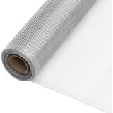  Mrežasti zaslon od aluminija 60 x 2000 cm srebrni | shoptok.hr