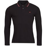Emporio Armani Polo majice dolgi rokavi 8N1FB5 Črna | Shoptok.si