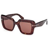 Tom Ford FT1157 52J ONE SIZE (50) Havana/Rdeča Cene