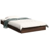 Furnova Posteljni okvir brez vzmetnice hrast 90x190 cm inženirski les, (21934949) | Shoptok.si