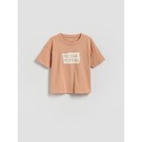 Reserved Pamučna majica - bakreno | shoptok.hr