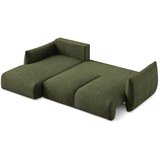 Makamii Zelena sklopiva kutna garnitura od šenila (s lijevim kutom/s ležaljkom) Leila – | shoptok.hr