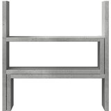  Organizator za stol podesivi boja betona 40 x 17 x 41 cm drveni | shoptok.hr