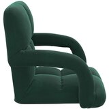  Podesivi podni naslonjač Tamnozelena Baršun | Eponuda.com