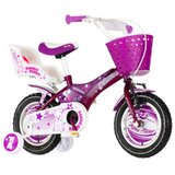 Visitor Bicikl happy puppy 12" ljubičasto beli | ePonuda.com