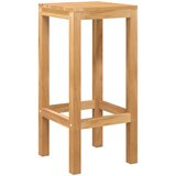 Vanjski bar set 5 pcs Neprerađeno Čvrsto teak drvo | shoptok.hr