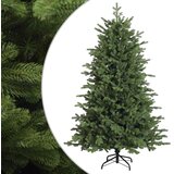  Umjetno božićno drvce s nogom 240 cm PVC i metal Zelena - 240 cm bez LED svjetala | shoptok.hr
