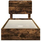  Okvir za krevet s ladicama Dimljeni hrast 90 x 200 cm | shoptok.hr