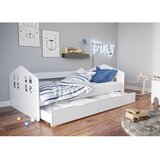 Drveni dečiji krevet kacper sa fiokom- beli - 180x80 cm Cene'.'