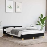  Okvir kreveta bez madraca crni 120 x 200 cm od tkanine | shoptok.hr
