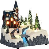 Dekoracija Božićnog Sela Šareni 20,5 x 17 x 21 cm Plastika | shoptok.hr