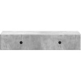 Stolna montirana na zid Betonska siva 87,5 x 34,5 x 17 cm | shoptok.hr