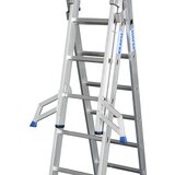 Krause-werk trodelna večnamenska aluminijasta lestev Stabilo 3x12 stopnic 9.1m 131676 | Shoptok.si