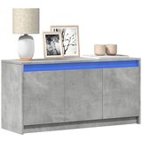 vidaXL TV omarica z LED betonsko siva 100x34x50 cm inženirski les Cene