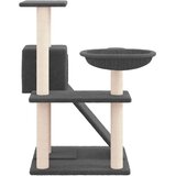  Penjalica za mačke sa stupovima za grebanje tamnosiva 82 cm | shoptok.hr