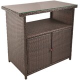 Garden Pleasure Vrtna miza iz ratana 90x50 cm Padua - | Shoptok.si