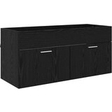  Kupaonski ormar Crni hrast 100 x 38 5 x 46 cm Konstruirano drvo | shoptok.hr