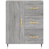  Visoka komoda siva sonome 69,5x34x180 cm od konstruiranog drva | shoptok.hr