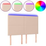  Uzglavlje boja cappuccina 144x5x118/128cm od umjetna koža | shoptok.hr