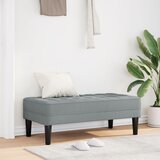 vidaXL Klupa Svjetlosiva 113x57x39 cm Tkanina | shoptok.hr