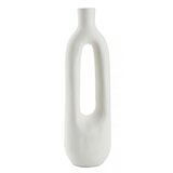  Vaza Ingemar Š10xD8xV34cm bela ( 4911812 ) Cene