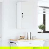 vidaXL Stenska kuhinjska omarica Visok sijaj bela 40 x 31 x 80 cm | Shoptok.si