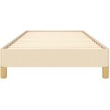  Okvir za krevet bez madraca krem 100 x 200 cm od tkanine | shoptok.hr