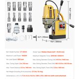 SucceBuy Magnetna vrtalna naprava, 1400W moč, 2 v premeru vrtanja, 1400W 11kos, (5000156837) | Shoptok.si