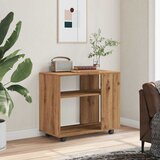  Pomoćni stol Artisan hrast 70x35x60,5 cm izrađeno drvo | shoptok.hr