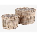 Korpa za cveće sansbre O35/27 kubu natur 2kom/set | ePonuda.com