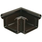 Marley Žlebni kot za pravokotne žlebove (Nazivna širina: 70 mm, Zunanji kot, Plastika, Rjava) | Shoptok.si