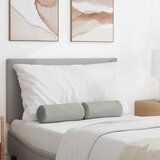 vidaXL valjkasti jastučići 2 pcs svijetlo siva Ø 15 x 40 cm | shoptok.hr