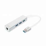 Digitus Pretvornik USB 3.0 - Mrežni UTP GIGA 10/100/1000 Mbps +Hub USB | Shoptok.si