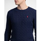 Polo Ralph Lauren Puloverji PULL COL ROND EN MAILLE TORSADEE LAINE CACHEMIRE pisana | Shoptok.si