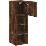 TV ormarić s LED svjetlima boja dimljenog hrasta 30,5x30x90 cm | shoptok.hr