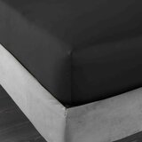 Bianca Črna napenjalna rjuha iz bombažnega satena 135x190 cm Cotton Sateen – | Shoptok.si