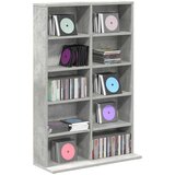 Cd ormar Betonska siva 65 x 23,5 x 97,5 cm Konstruirano drvo | shoptok.hr