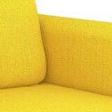  3-dijelni set sofa s jastucima svjetložuti od tkanine | shoptok.hr