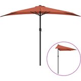 Balkonski suncobran terakota 300 x 155 x 223 cm polukružni | shoptok.hr