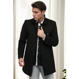 Dewberry PLT8367 MEN'S COAT-BLACK-2