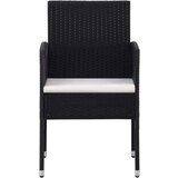  9-dijelni vrtni blagovaonski set crni | shoptok.hr