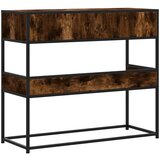 vidaXL Konzolni stol boja hrasta 90x35x80 cm od konstruiranog drva | shoptok.hr