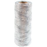 INF Poliestrska votla vrvica za zavijanje daril - 16-pramenska ploska vrvica Silver, (5000078487) | Shoptok.si