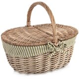 Orion 730565 zatvorena pletena piknik ko&amp;scaron;ara od pruća 42 &amp;times; 32 &amp;times; 35 Slike